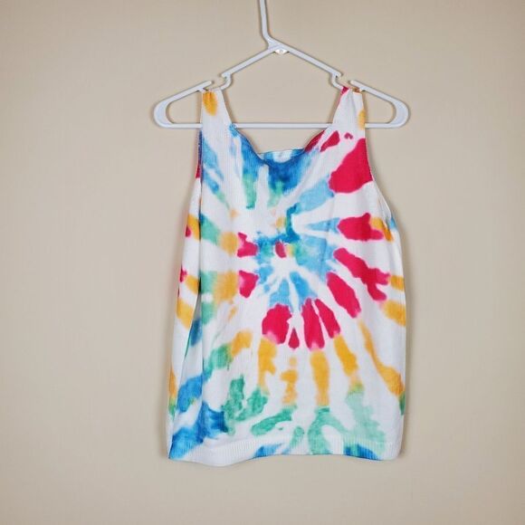 Andree By Unit Tie Dye Knit Tank Size Small - Picture 6 of 7